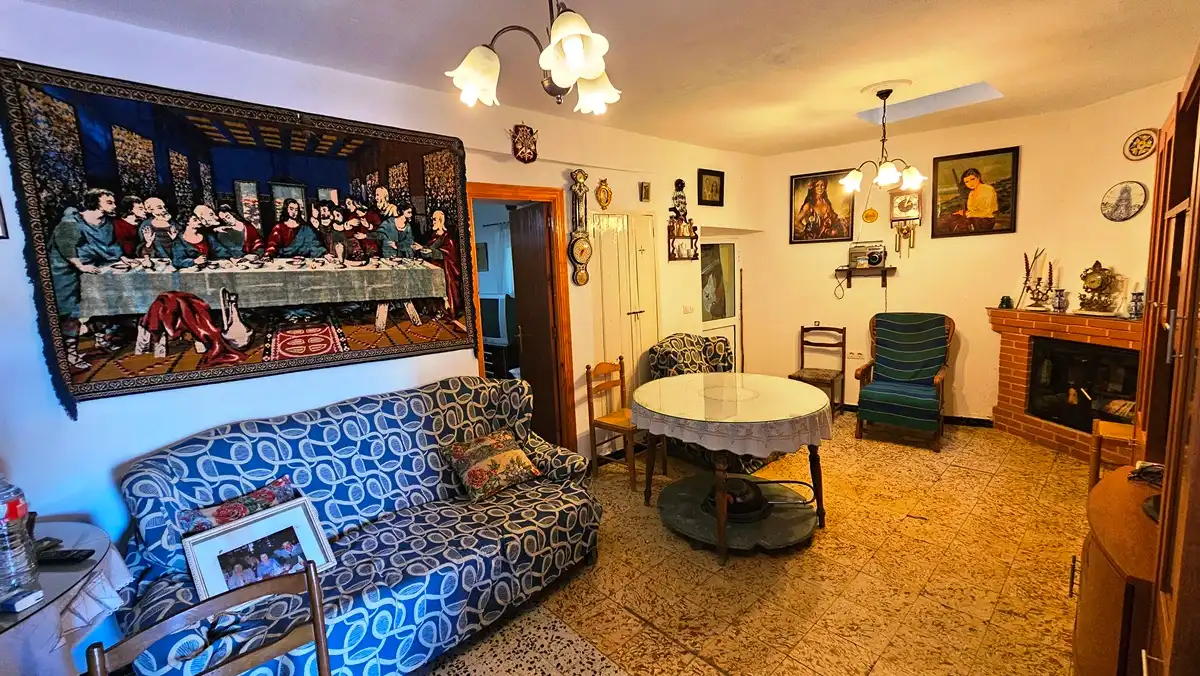 Sala de estar de Casa o chalet en venta en Aracena con Jardín privado, Terraza y Trastero