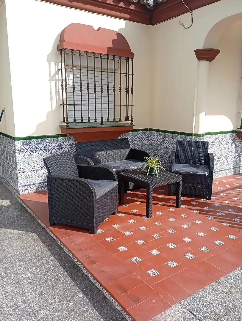 Terrace of Houses for rent in Sanlúcar de Barrameda  with Air Conditioner, Heating and Swimming Pool