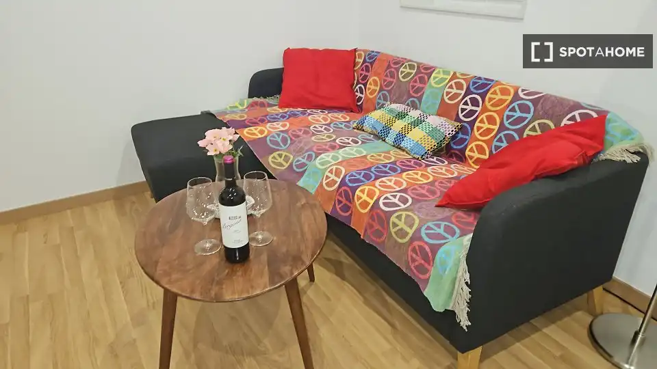 Living room of Apartments for share in Santiago de Compostela   with Air Conditioner, Heating and Terrace