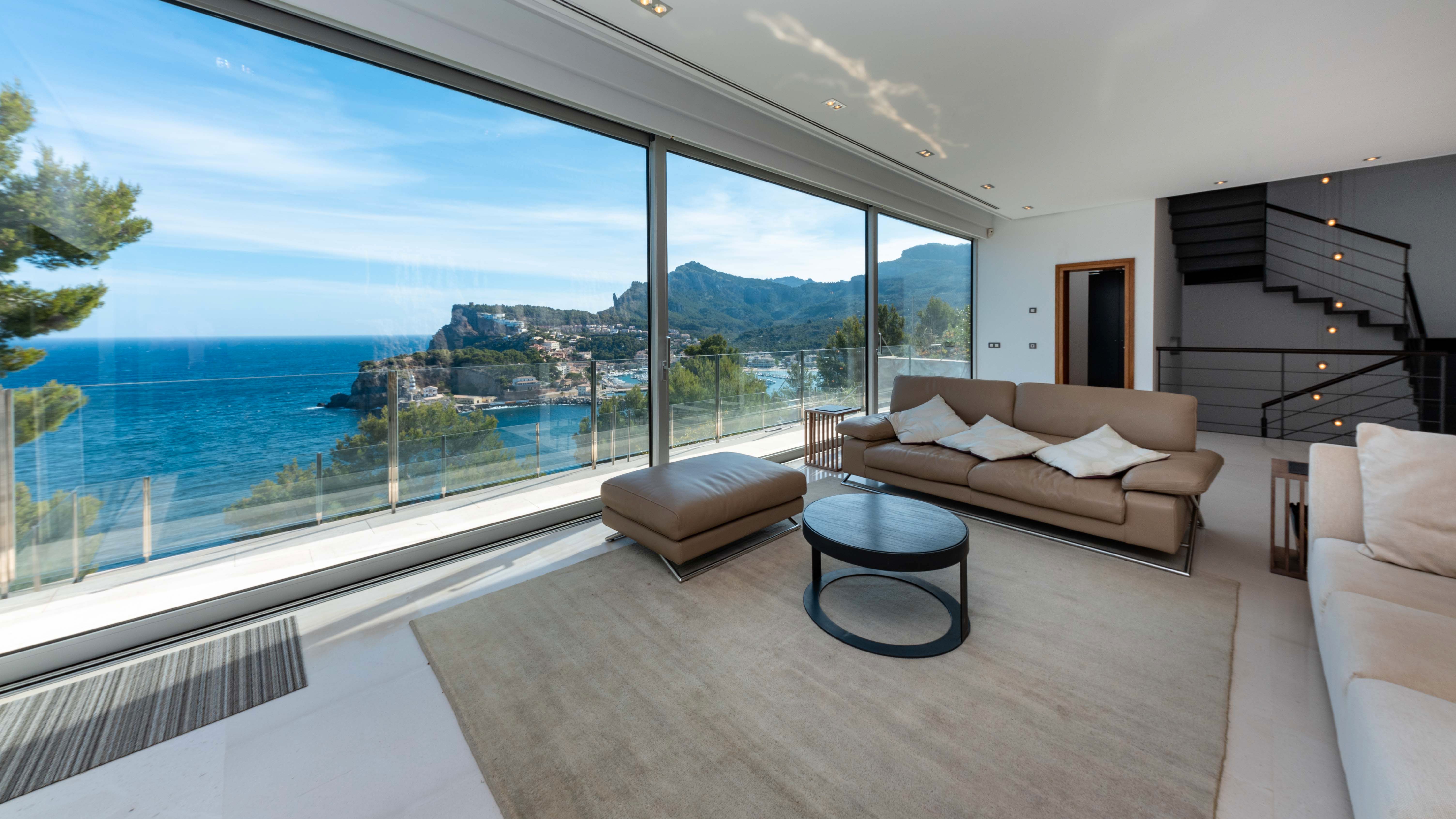 Sala d'estar de Casa o xalet en venda en Sóller amb Aire condicionat i Moblat