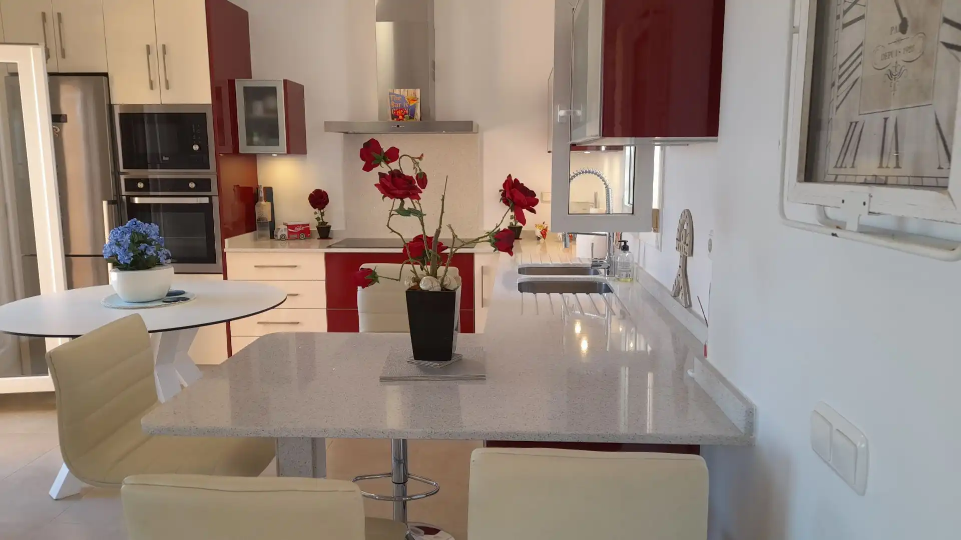 Cocina de Casa o chalet en venta en Mojácar con Aire acondicionado, Calefacción y Terraza