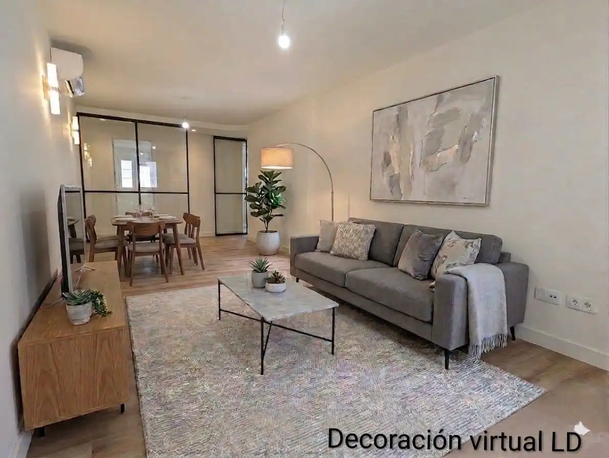 Living room of Flat for rent in Sevilla  with Air Conditioner, Heating and Balcony