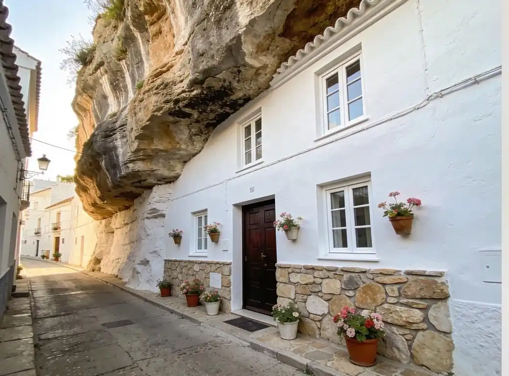 Exterior view of Duplexes for sale in Setenil de las Bodegas  with Terrace and Balcony