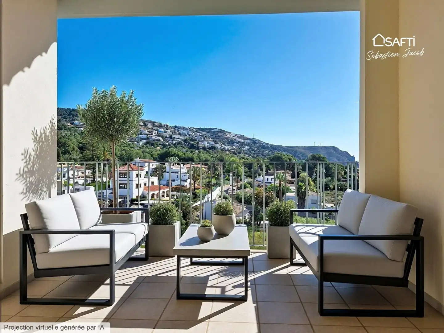 Terrasse von Wohnung zum Verkauf in Jávea / Xàbia mit Heizung, Terrasse und Balkon