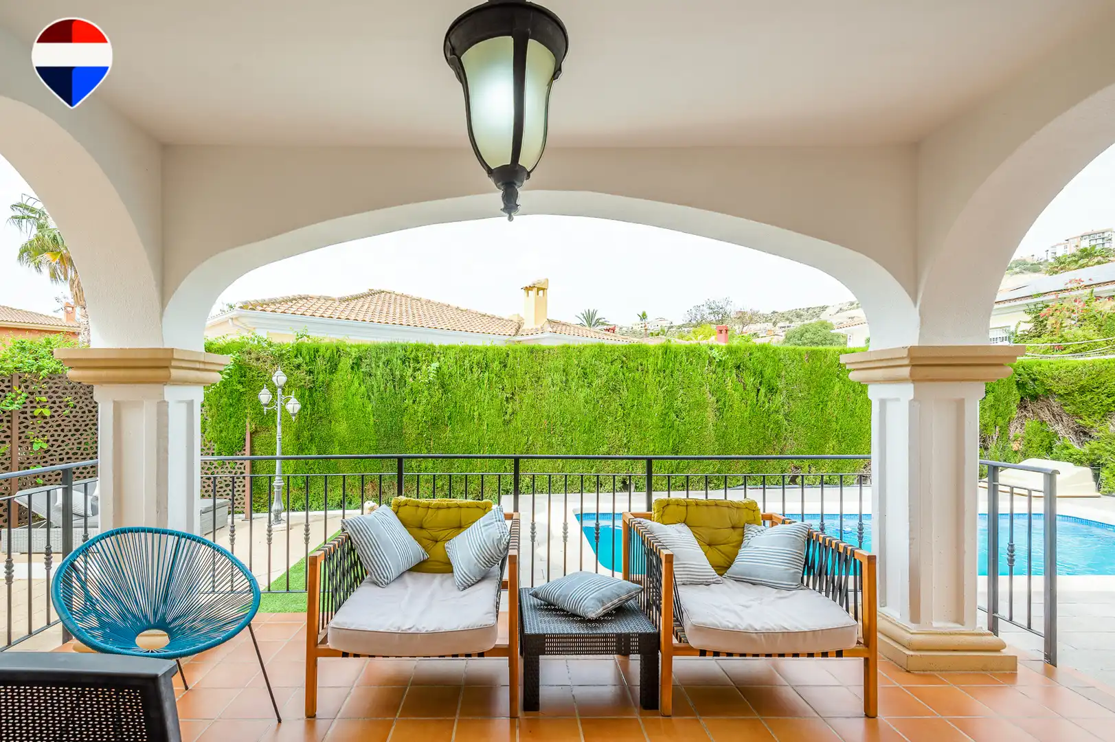 Terraza de Casa o chalet en venta en Mutxamel con Aire acondicionado, Terraza y Piscina