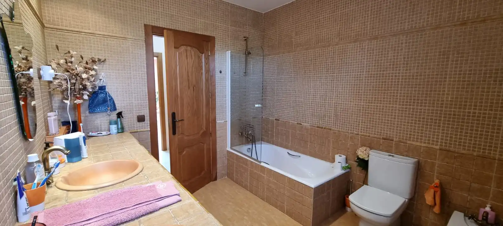 Bany de Casa o xalet en venda en Moralzarzal amb Aire condicionat, Calefacció i Jardí privat