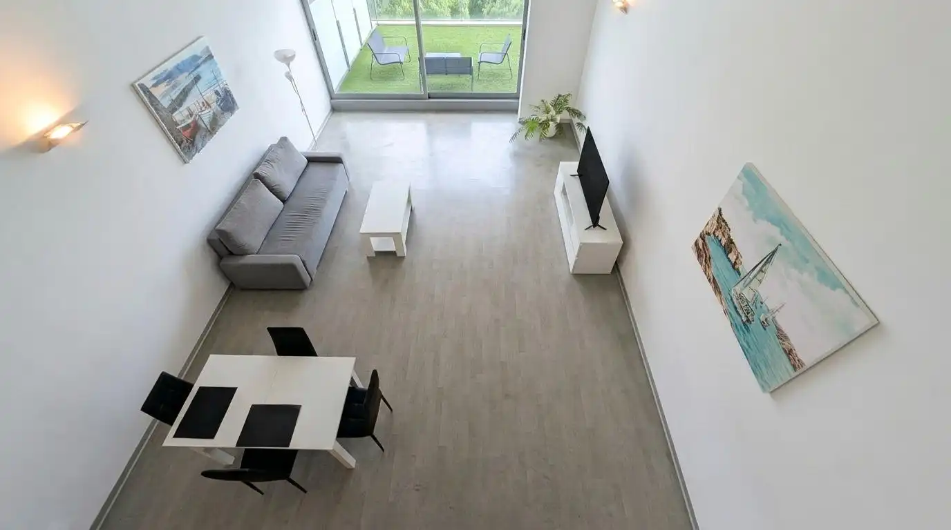 Wohnzimmer von Loft zur Miete in Valencia mit Klimaanlage, Heizung und Möbliert