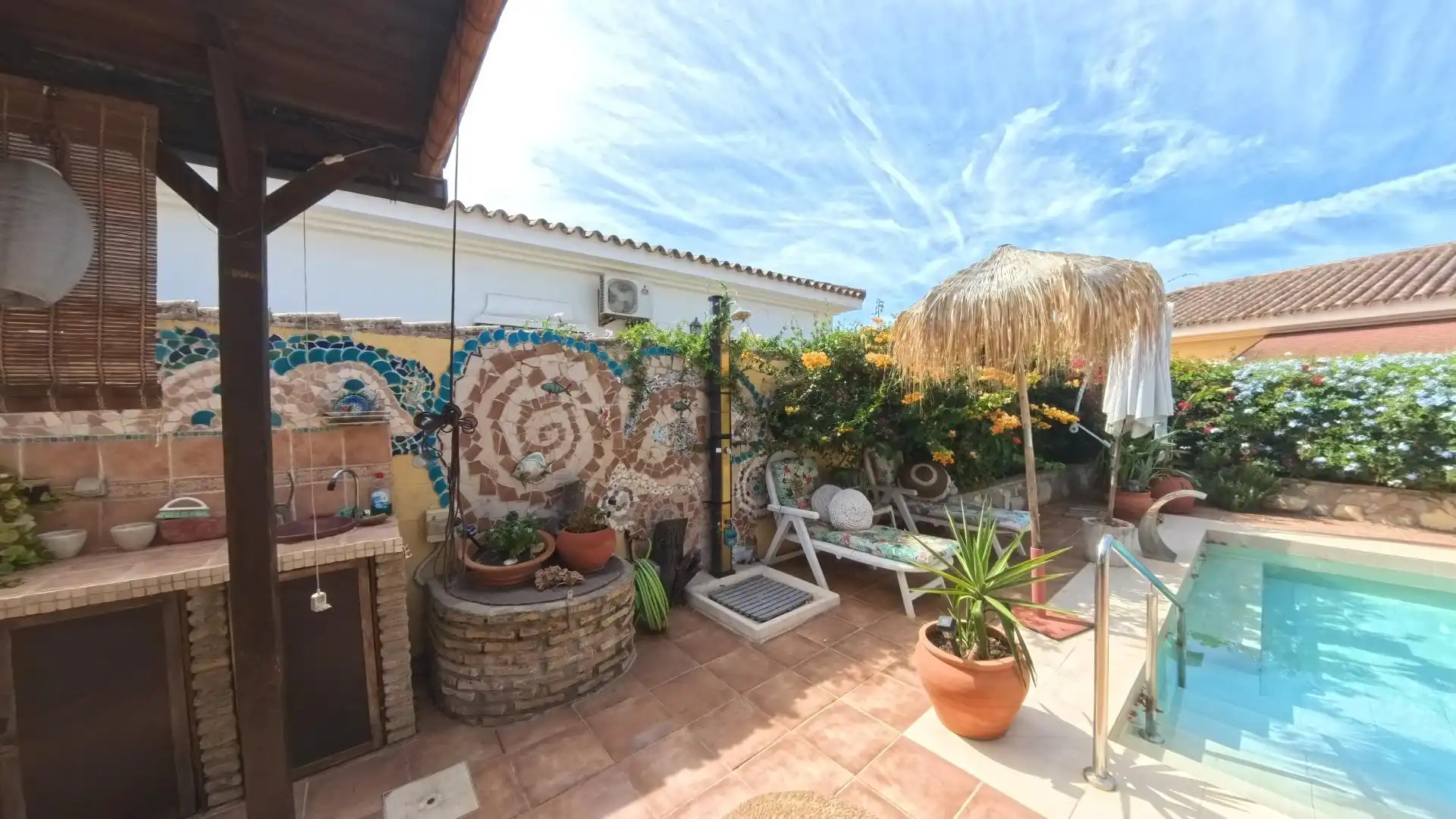 Terrassa de Casa o xalet en venda en Los Gallos