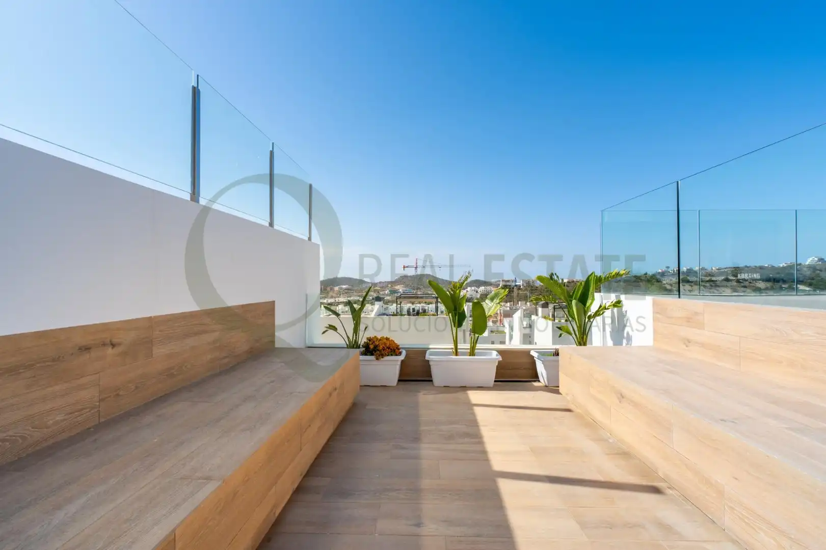 Terraza de Casa o chalet en venta en Benidorm con Aire acondicionado, Calefacción y Jardín privado
