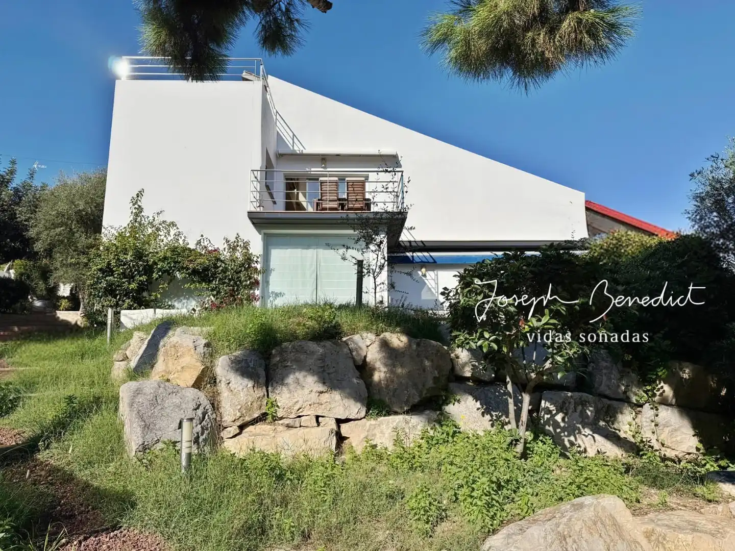 Vista exterior de Casa o chalet en venta en Castelldefels con Aire acondicionado, Calefacción y Jardín privado