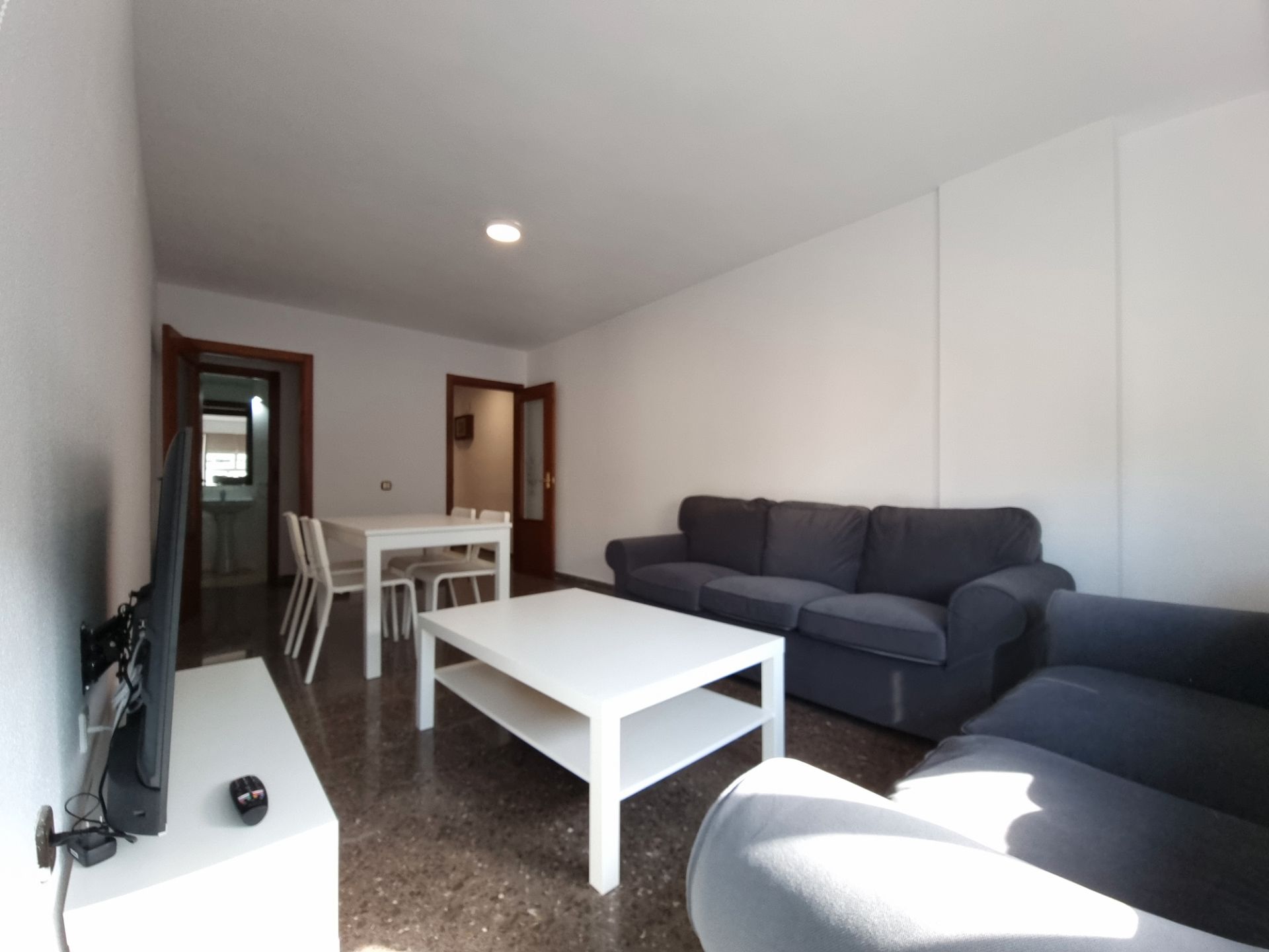 Sala d'estar de Pis de lloguer en  Valencia Capital amb Moblat, Forn i Rentadora
