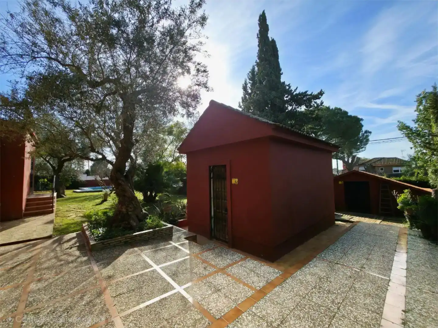 Jardí de Casa o xalet en venda en Dos Hermanas amb Aire condicionat, Piscina i Balcó