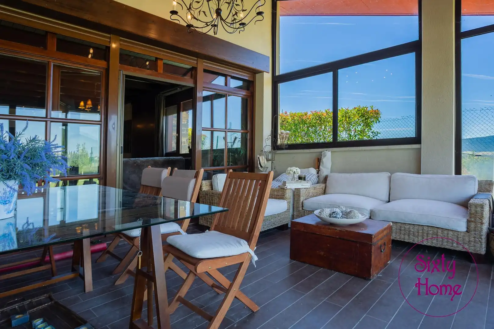 Terraza de Casa o chalet en venta en Jaca con Calefacción, Jardín privado y Parquet