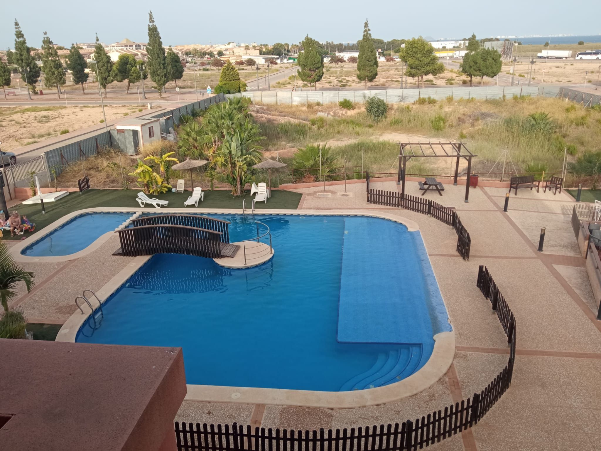 Swimming pool of Attic for sale in  Murcia Capital  with Air Conditioner, Heating and Terrace