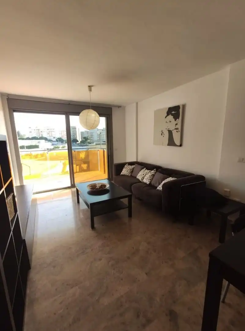 Wohnzimmer von Wohnung zur Miete in Málaga mit Klimaanlage, Terrasse und Abstellraum