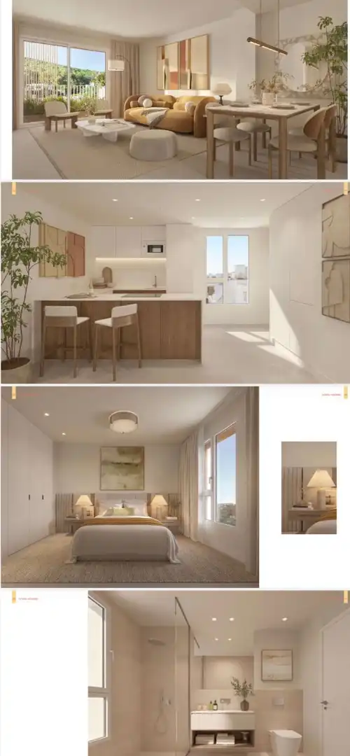 Cocina de Apartamento en venta en Santa Eulària des Riu con Aire acondicionado, Calefacción y Jardín privado
