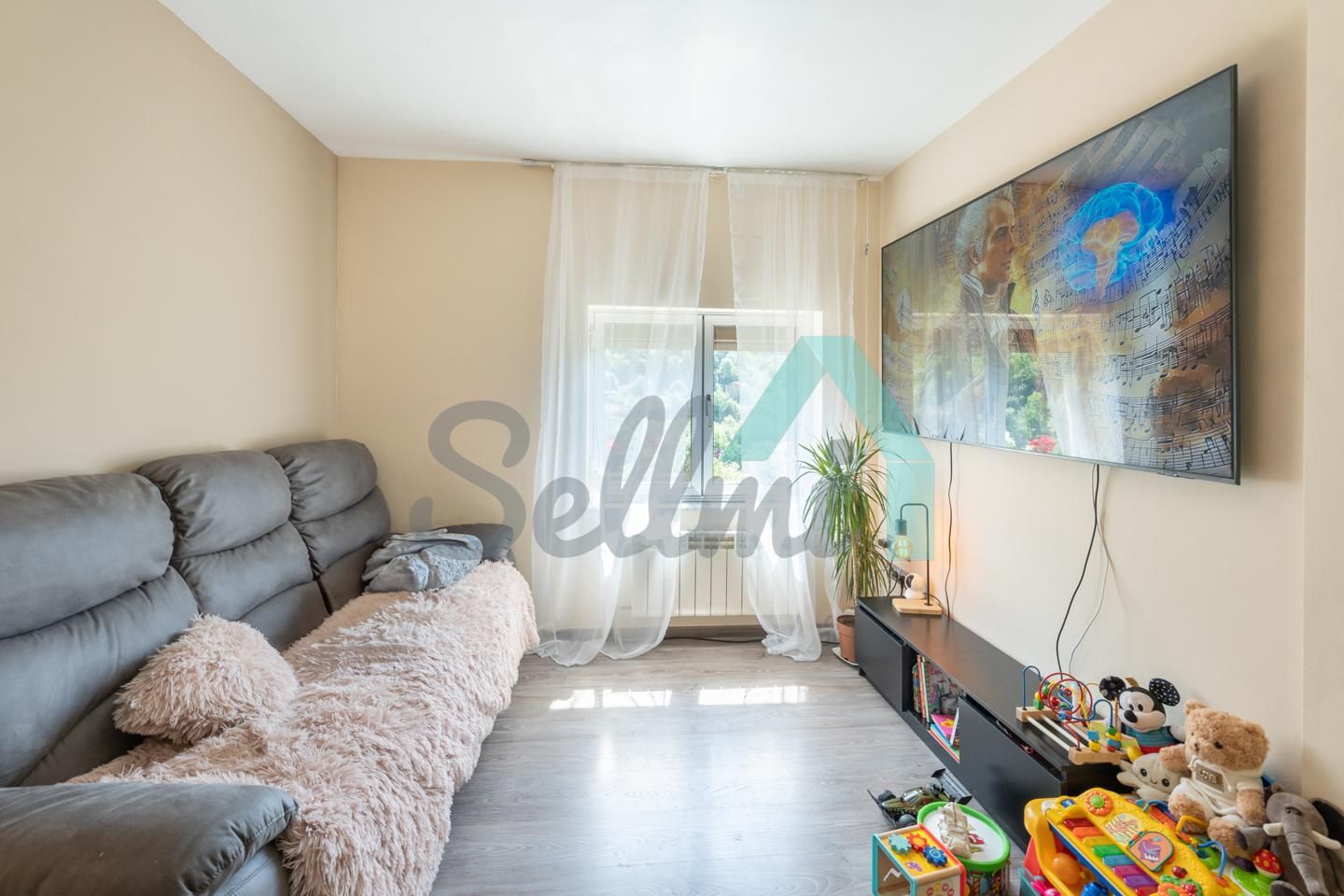 Bedroom of Flat for sale in Aller  with Heating, Terrace and Storage room