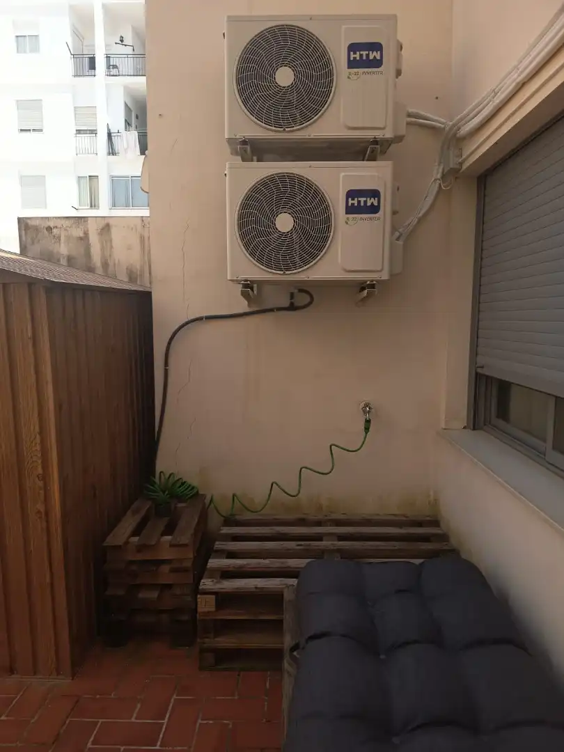 Terraza de Piso de alquiler en Burriana / Borriana con Aire acondicionado, Calefacción y Amueblado