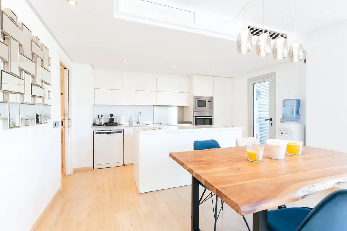 Küche von Maisonette zum Verkauf in Eivissa mit Klimaanlage, Heizung und Terrasse