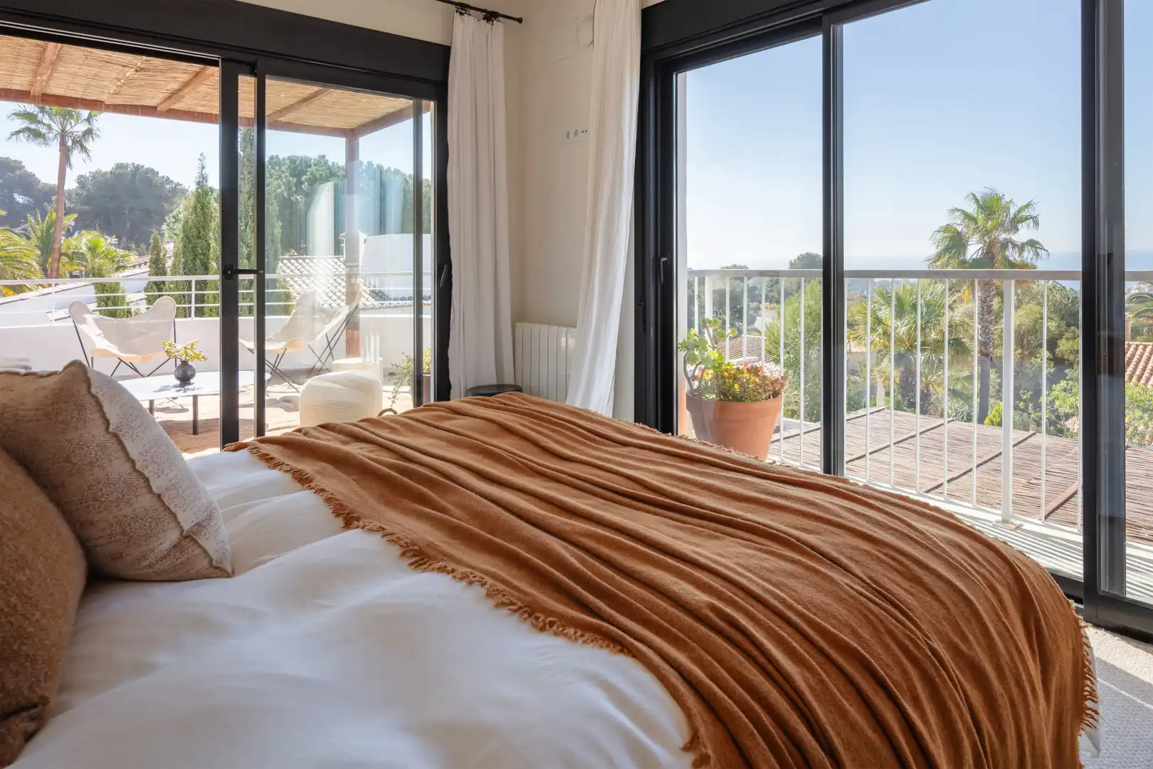 Bedroom of Houses for sale in Jávea / Xàbia  with Air Conditioner, Heating and Private garden