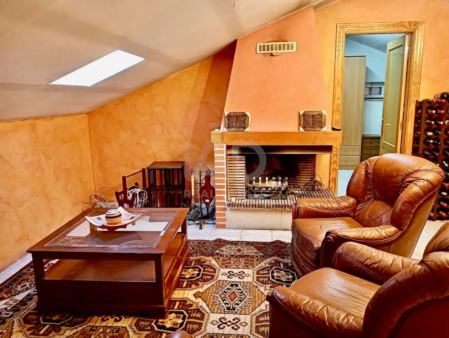 Sala de estar de Casa o chalet en venta en Soto de la Vega con Calefacción y Terraza
