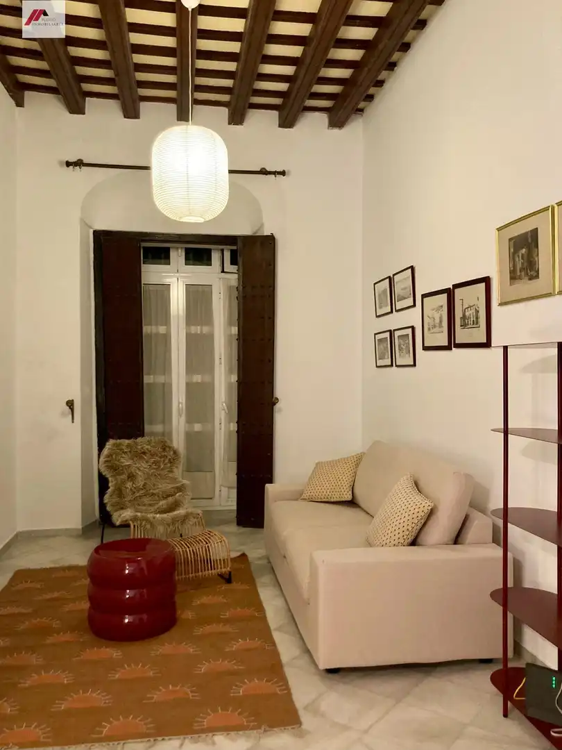 Sala de estar de Casa o chalet de alquiler en El Puerto de Santa María con Piscina, Amueblado y Alarma