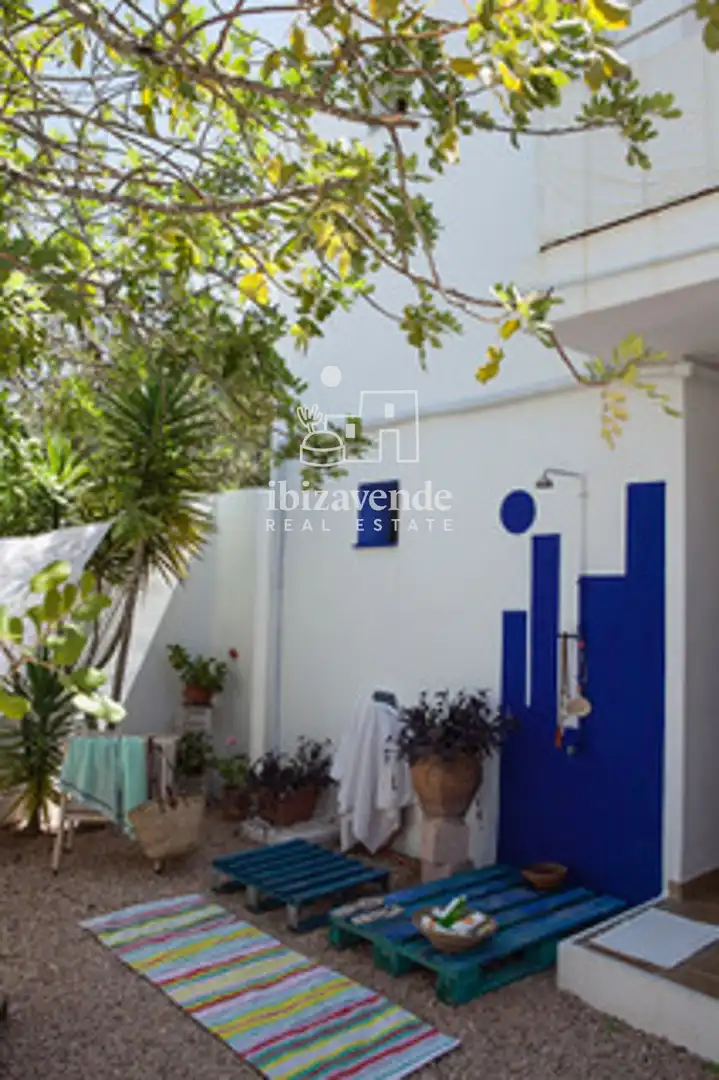 Garden of Houses for rent in Sant Joan de Labritja  with Air Conditioner and Furnished