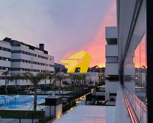 Exterior view of Flat for sale in Torremolinos  with Air Conditioner, Private garden and Swimming Pool