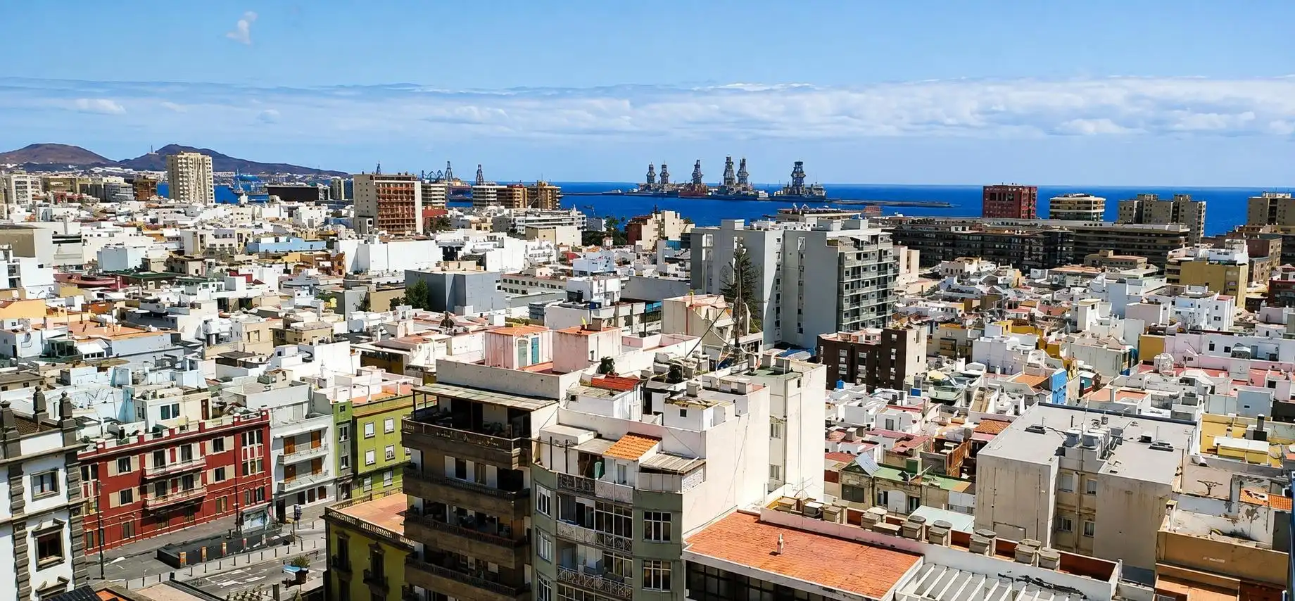 Vista exterior de Pis de lloguer en Las Palmas de Gran Canaria amb Moblat