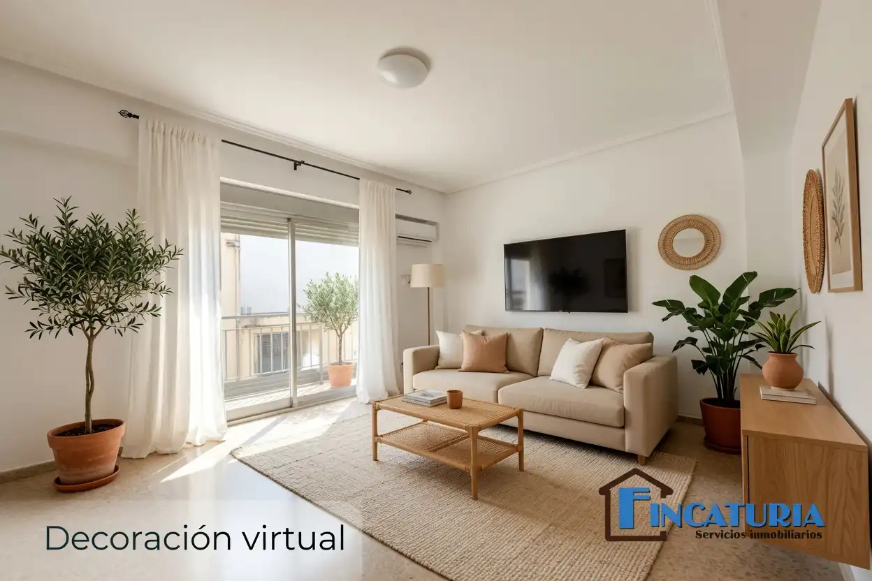 Sala de estar de Piso en venta en Riba-roja de Túria con Aire acondicionado, Trastero y Balcón