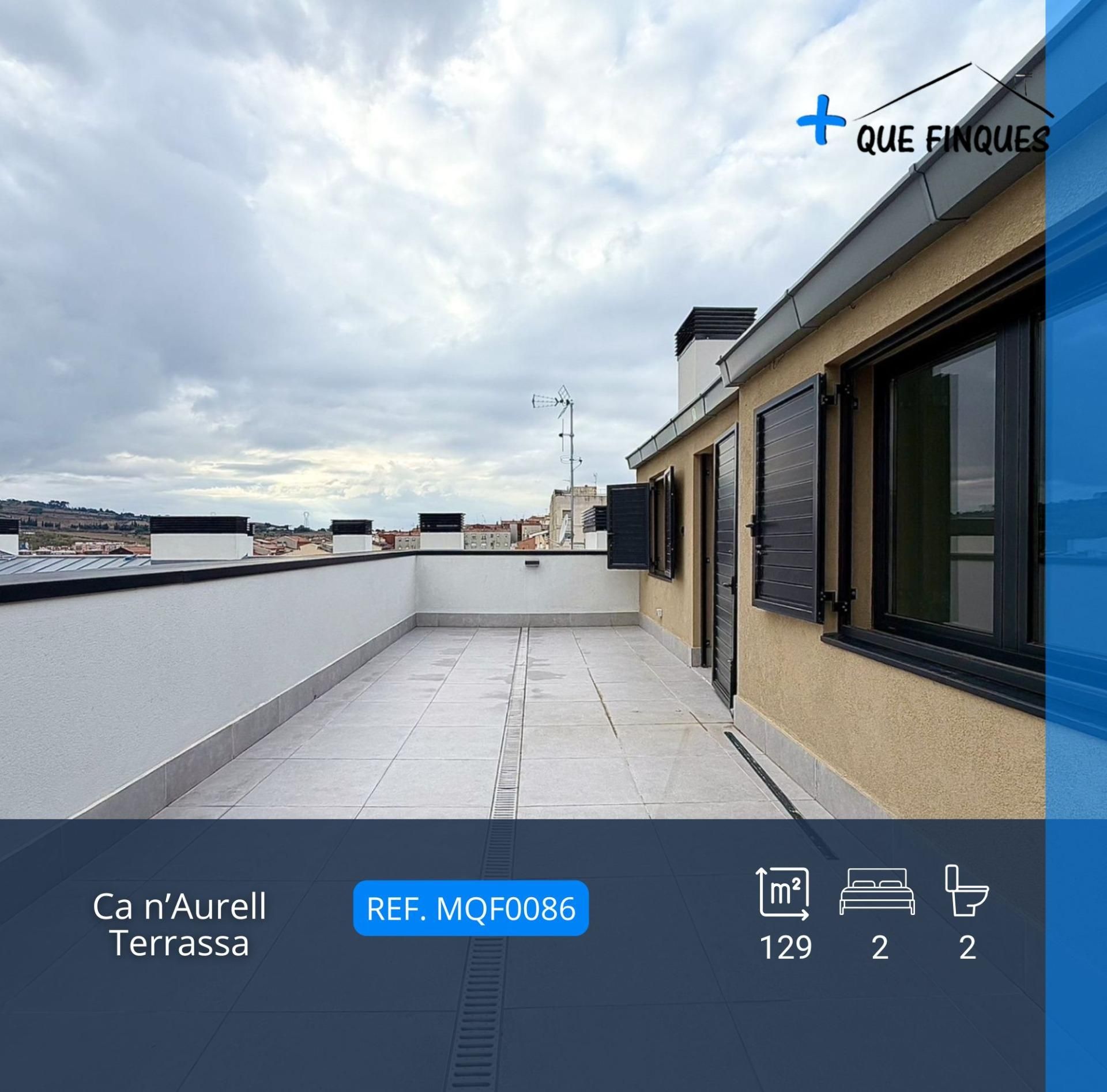 Terrassa de Dúplex de lloguer en Terrassa amb Aire condicionat, Calefacció i Parquet