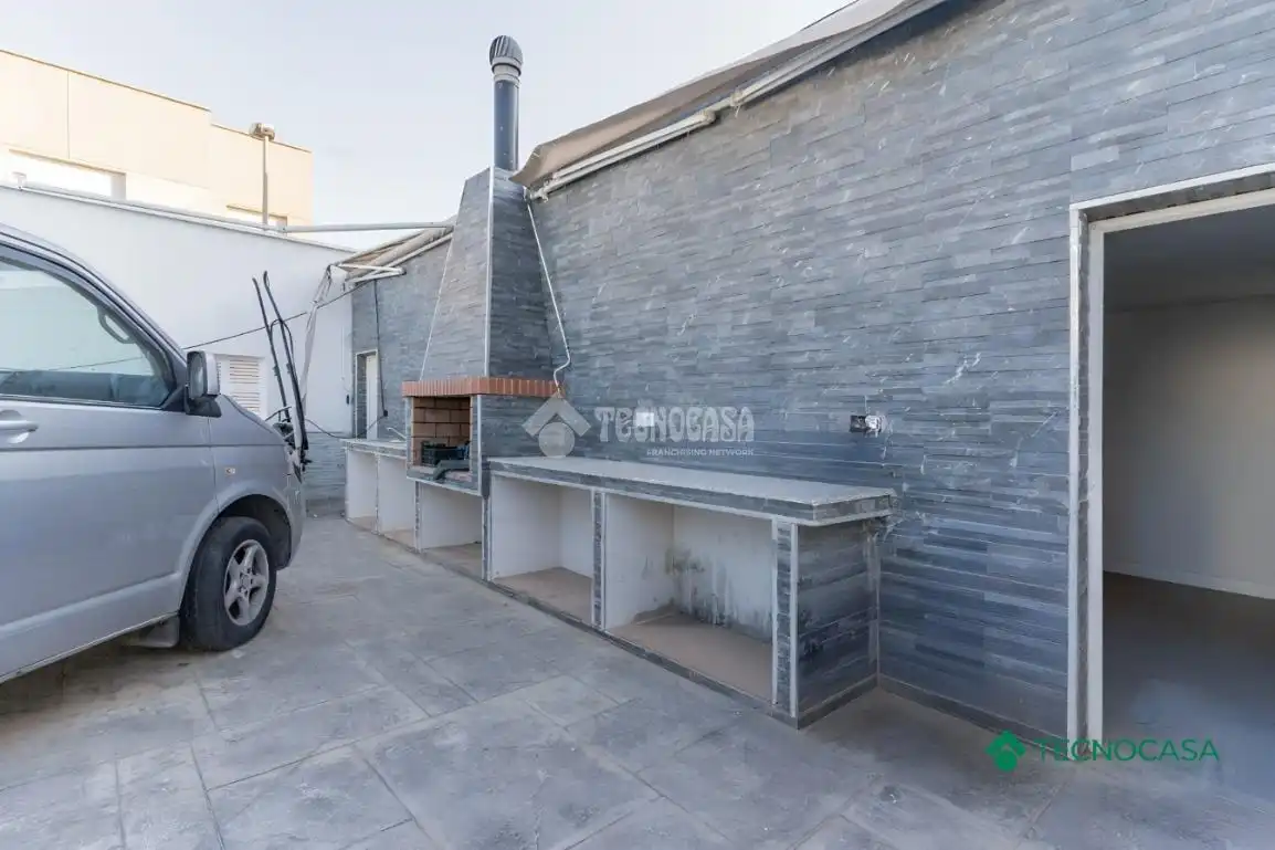 Terraza de Casa adosada en venta en Vícar con Aire acondicionado, Trastero y Piscina