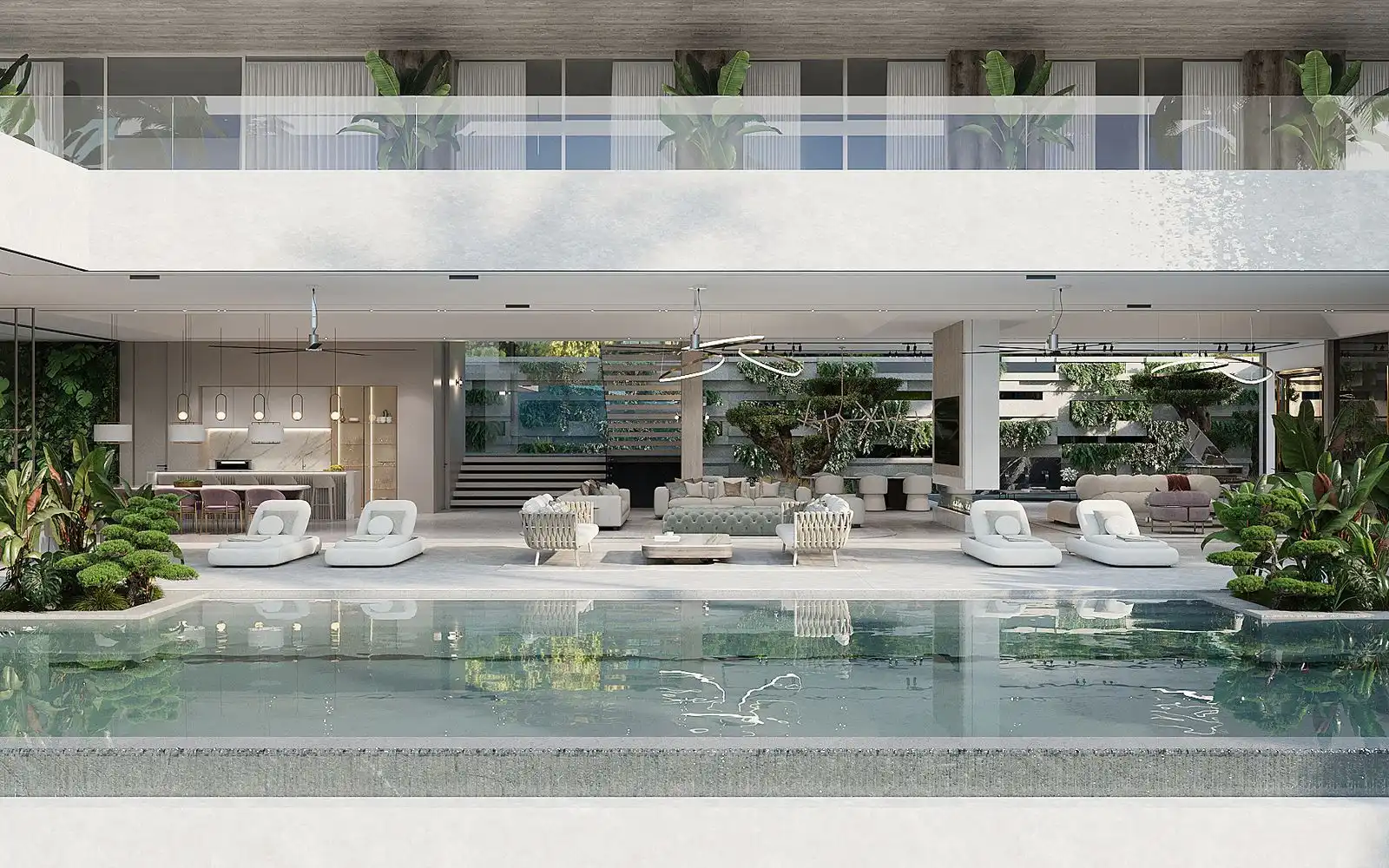 Swimming pool of Residential for sale in Benahavís