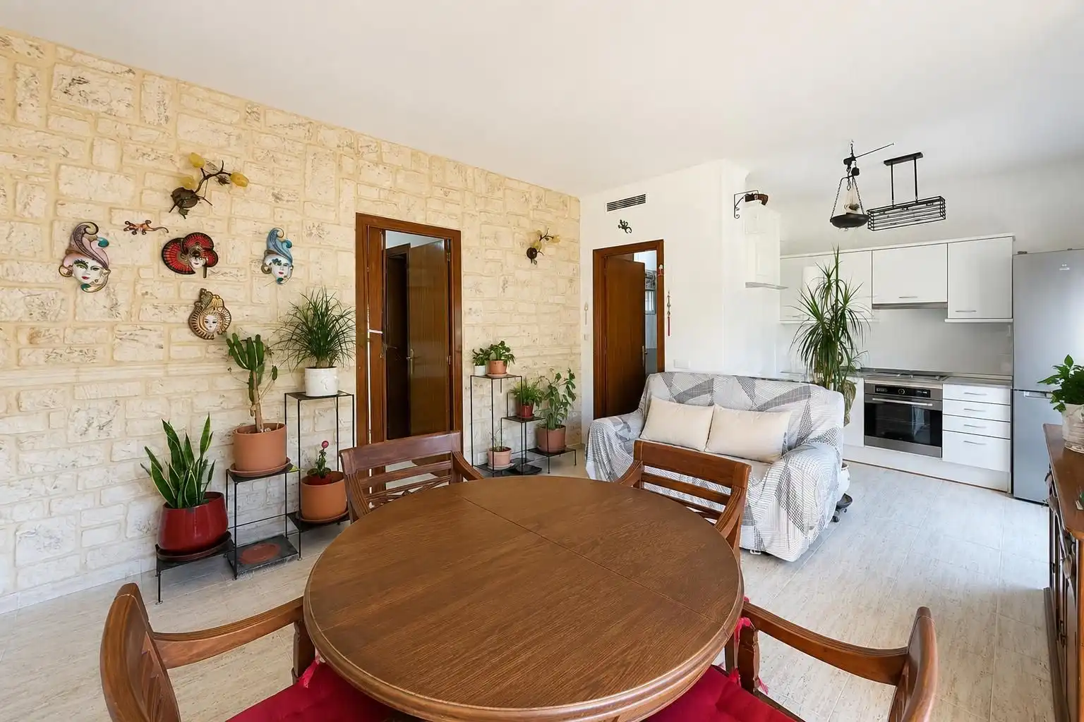 Sala d'estar de Apartament en venda en Roses amb Aire condicionat, Calefacció i Terrassa