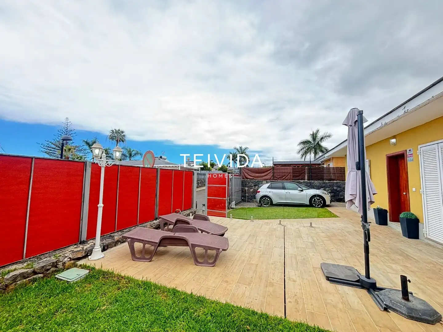 Terraza de Casa o chalet de alquiler en La Orotava con Trastero, Piscina y Amueblado