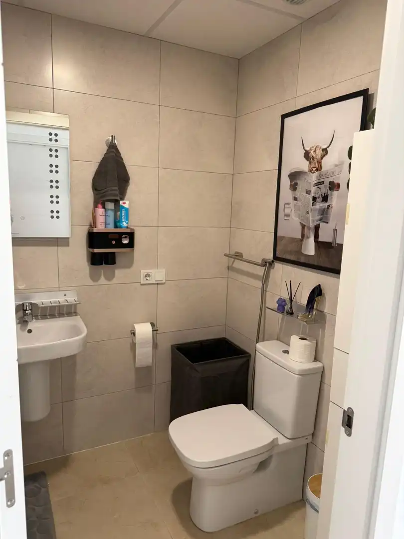Bany de Apartament en venda en Alicante / Alacant amb Aire condicionat i Terrassa
