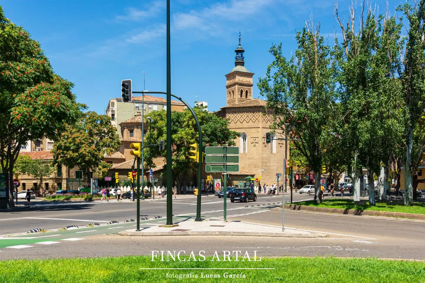 Vista exterior de Piso en venta en Zaragoza con Aire acondicionado, Calefacción y Terraza
