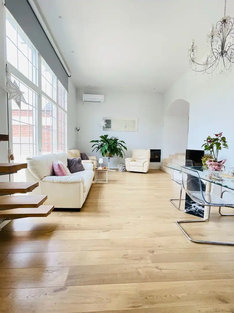 Sala d'estar de Casa o xalet en venda en Nuevo Baztán amb Aire condicionat, Calefacció i Jardí privat