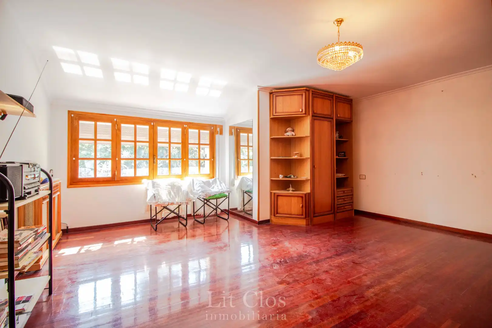Living room of Houses for sale in Carballeda de Valdeorras  with Air Conditioner, Heating and Private garden