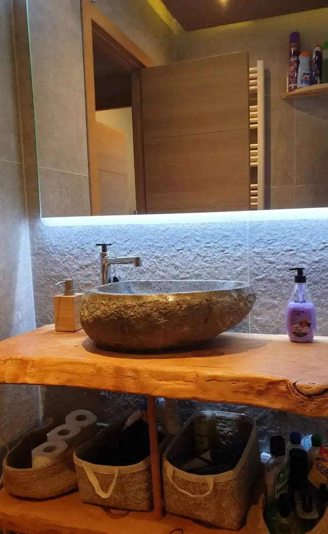 Bathroom of Houses for sale in Calpe / Calp  with Air Conditioner, Heating and Private garden