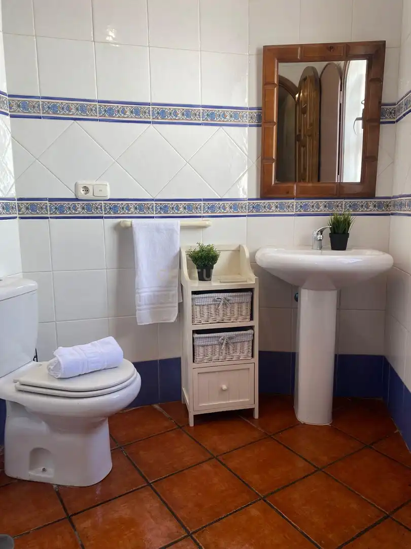 Baño de Casa o chalet de alquiler en Guadix con Lavadora, Microondas y TV