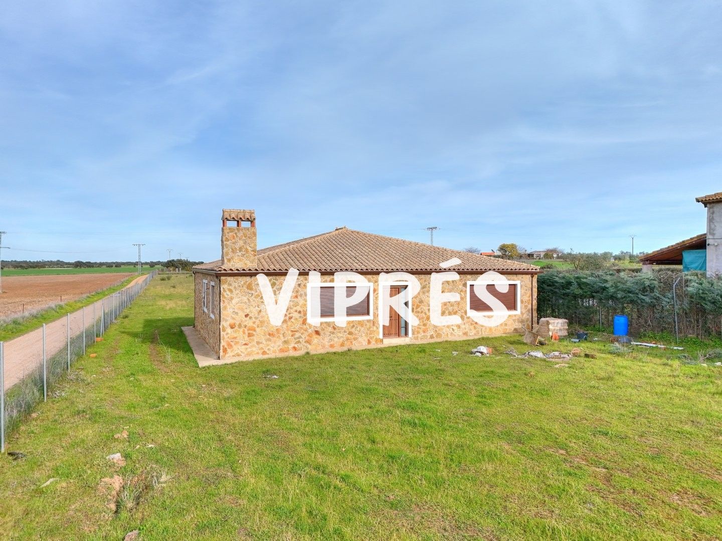 Exterior view of House or chalet for sale in Valverde de Mérida