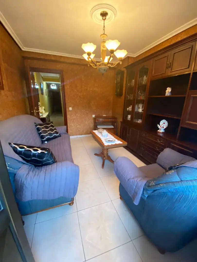 Living room of Flat for sale in San Martín del Rey Aurelio  with Heating, Storage room and Furnished