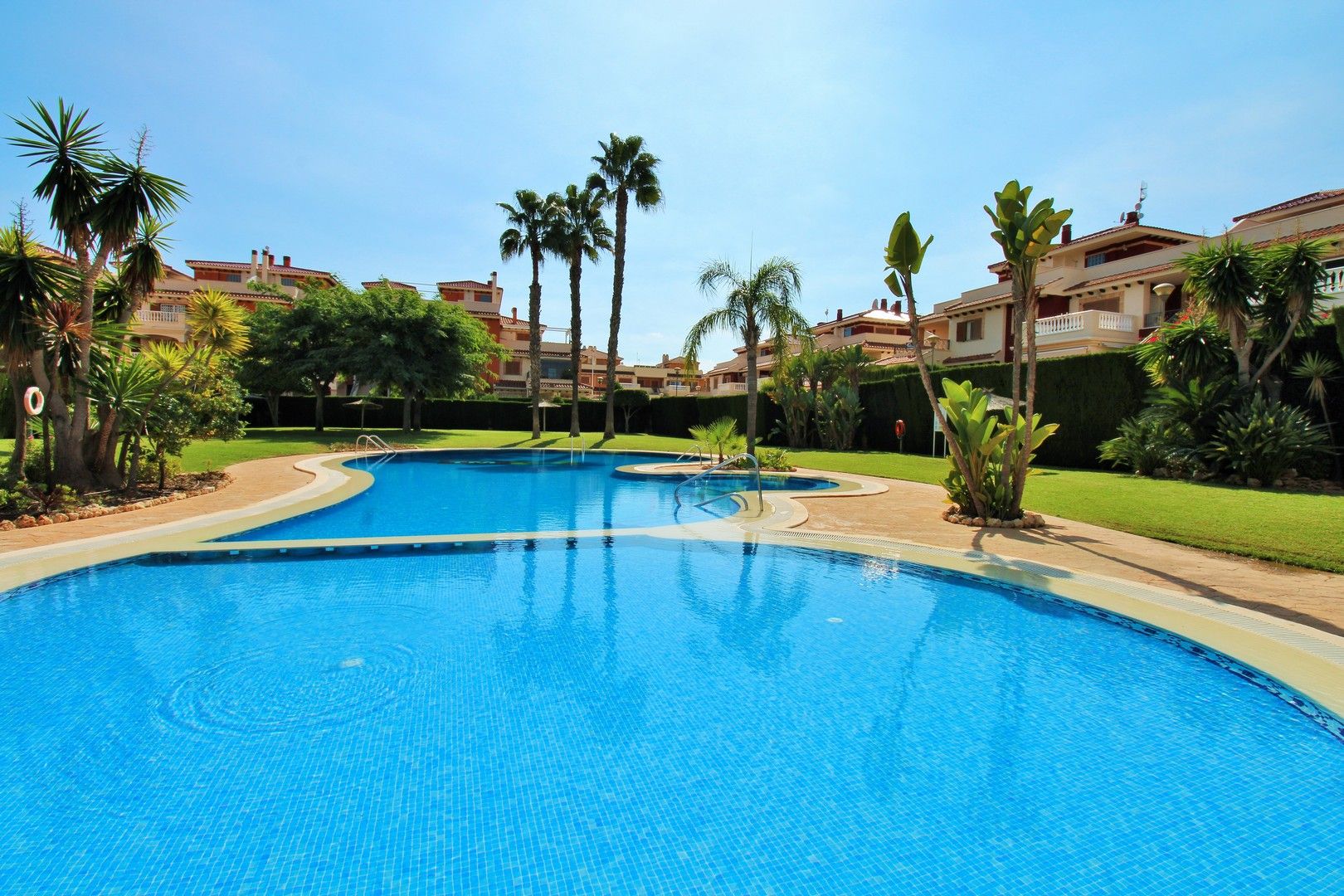 Swimming pool of Planta baja for sale in Orihuela  with Air Conditioner, Private garden and Terrace