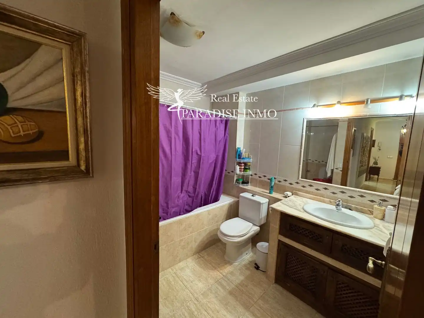 Bathroom of Flat for sale in Santa Eulària des Riu  with Air Conditioner, Heating and Terrace