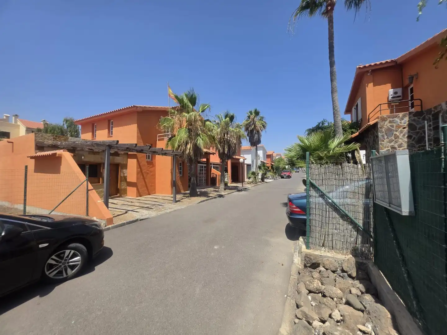 Vista exterior de Casa o xalet en venda en La Oliva amb Jardí privat