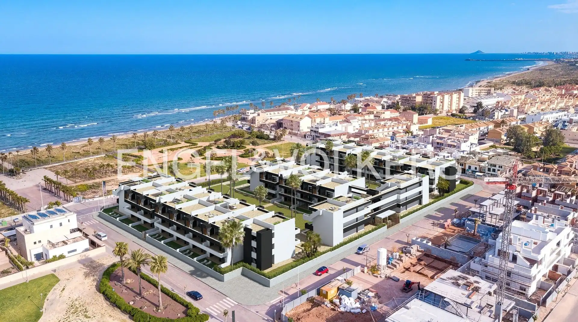 Exterior view of Flat for sale in Pilar de la Horadada  with Air Conditioner, Heating and Private garden