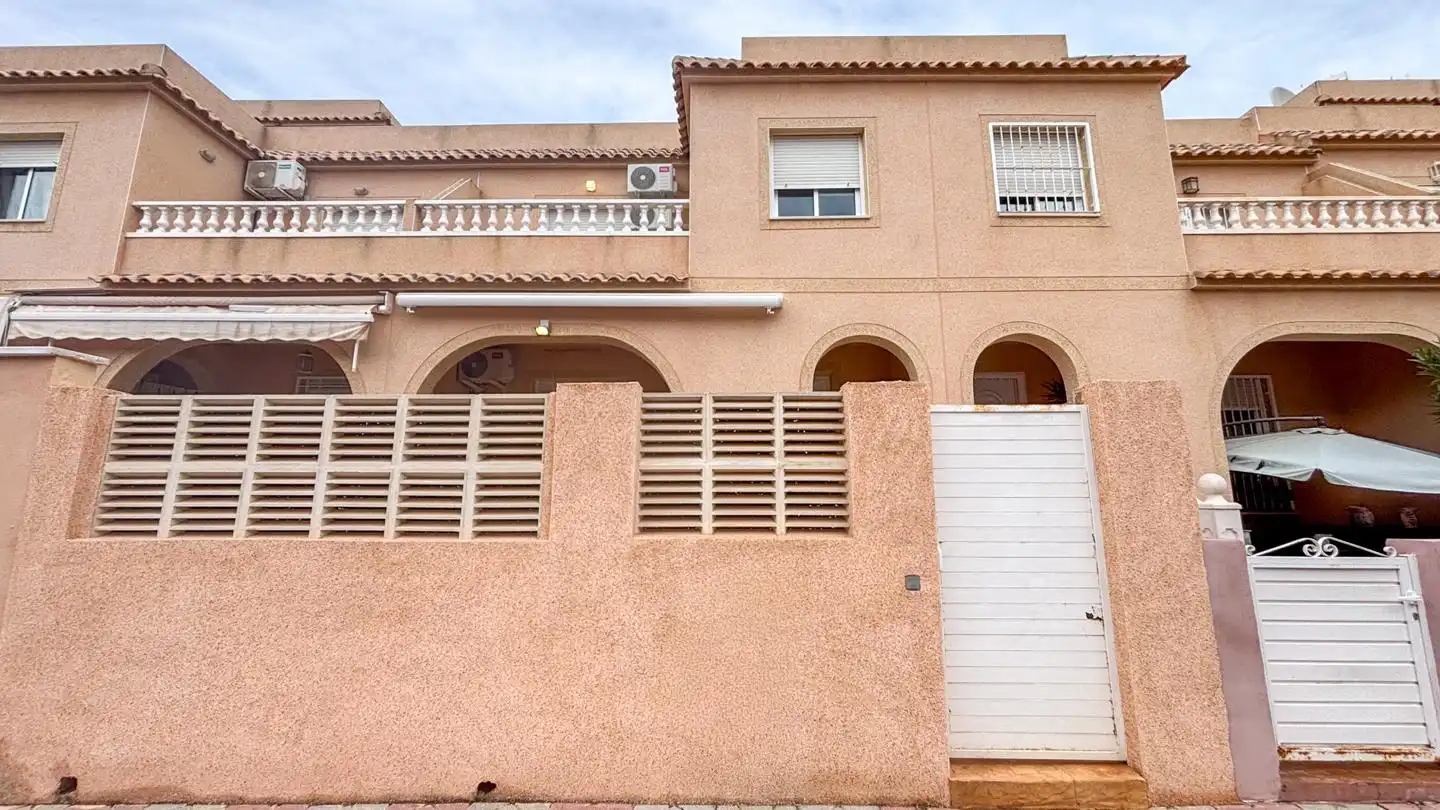 Exterior view of Detached homes for sale in Santa Pola  with Air Conditioner, Terrace and Storage room