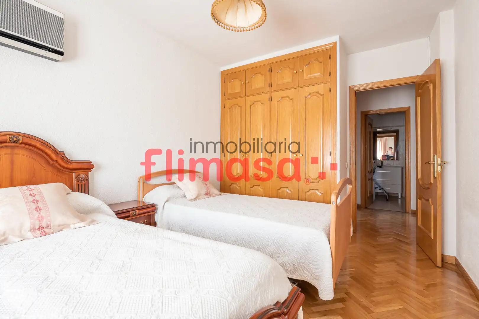 Schlafzimmer von Wohnung zum Verkauf in Villaviciosa de Odón mit Klimaanlage, Heizung und Terrasse