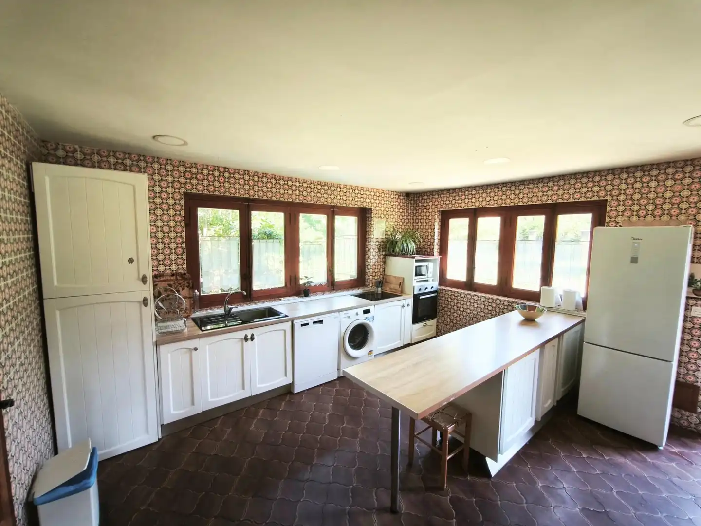 Cocina de Casa o chalet en venta en San Andrés del Rabanedo con Calefacción, Terraza y Piscina